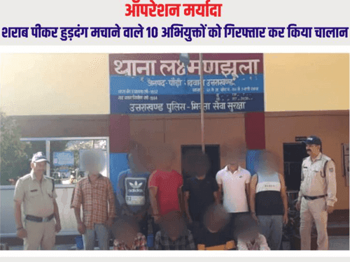 Uttarakhand police arrested for creating a ruckus after drinking alcohol