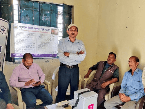 Organized multi purpose camp in village Tikhon