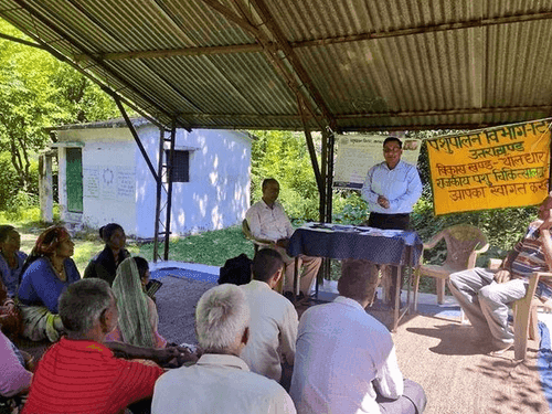 One day camp organized in village Khand