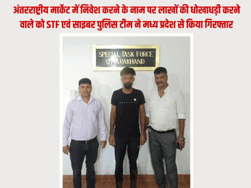 Accused arrested for cheating in the name of investing in international market