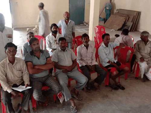 Camp organized in village Puranpur Salhpur