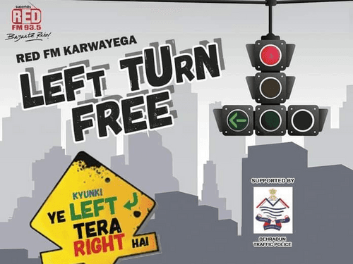 Campaign will be launched to make the city's left turn free