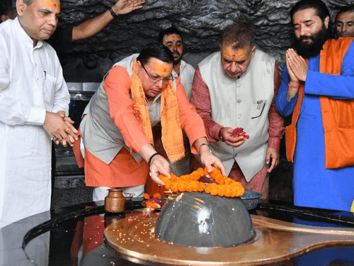 CM Dhami virtually observed the Shrimahakalok launch program