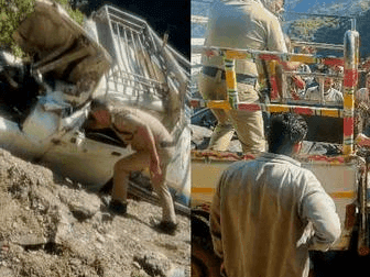 Vehicle fell into the ditch, two people died