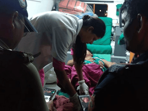 Uttarakhand Police rushed the injured to the hospital in time