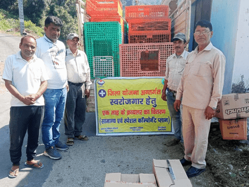 One month's crawlers were distributed to promote self-employment