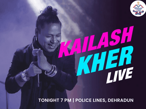 Eminent singer Kailash Kher will give his performance in the police honor ceremony