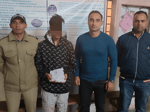 Police arrested one accused with 0.362 kg of illegal charas