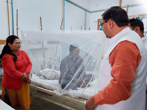 CM Dhami inspected Sushila Tiwari Hospital in Haldwani