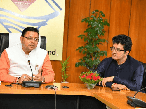 Central Film Censor Board Chairman Shri Prasoon Joshi met CM Dhami