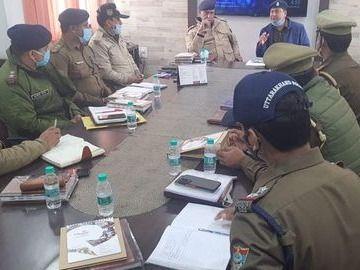 Haridwar Police organized border meeting with Uttar Pradesh Police, shared strategy regarding elections