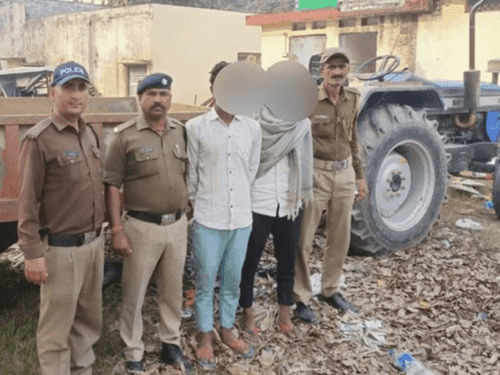 Accused arrested with stolen bike and tractor trolley
