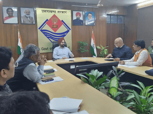 Chief Secretary Dr. S.S. Sandhu took information technology meeting