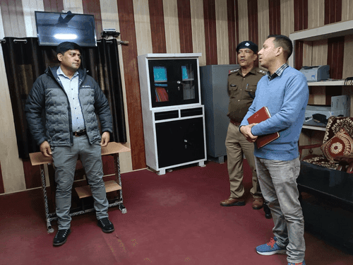 Surprise inspection done by Superintendent of Police Chamoli sir