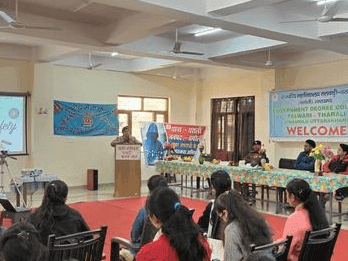 Students were made aware by Thana Tharali Police