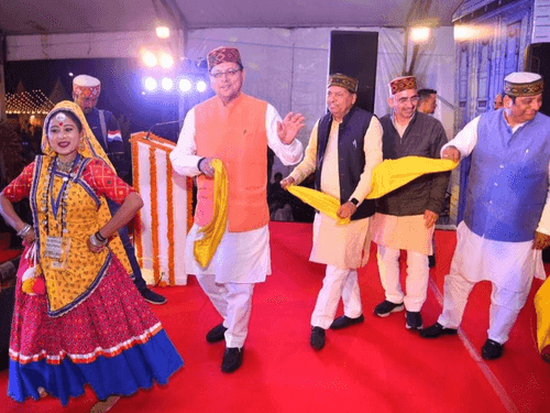 CM Dhami participated in Aadi Gaurav Mahotsav
