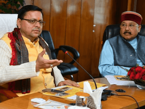 CM Dhami reviewed Panchayati Raj Department
