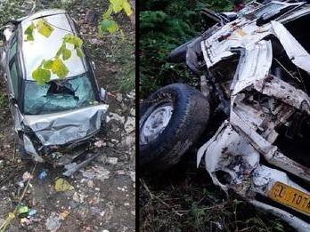 Two killed in car that fell from the bridge