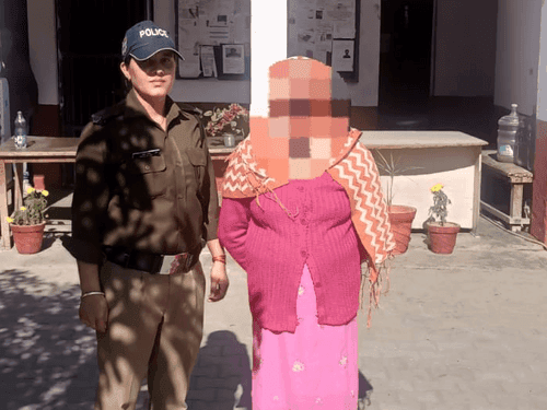Female accused arrested with 48 drug injections