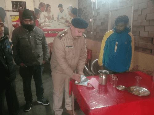 Action taken by Haridwar police on serving liquor illegally
