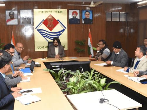 CS Dr. S.S. Sandhu holds meeting regarding Joshimath landslide