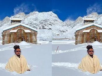 Sadhu Baba was seen doing penance in Kedarnath Dham
