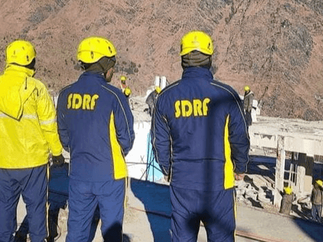 SDRF team deployed for the safety of citizens in Joshimath