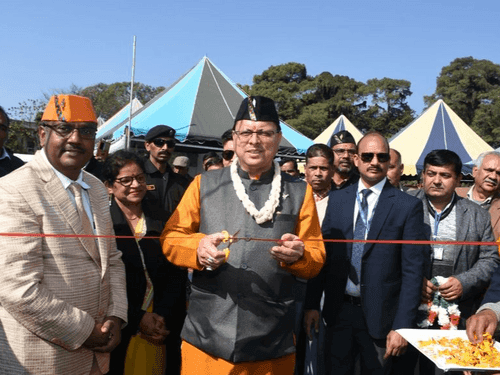 CM Dhami participated in 'Ganatantra Naman' program