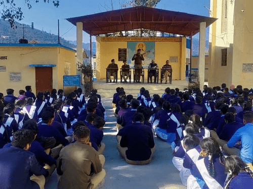 School students were made aware of the ill effects of drugs