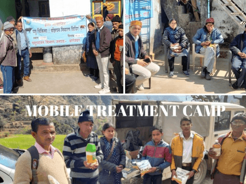 Mobile veterinary camp was organized in village Sumti