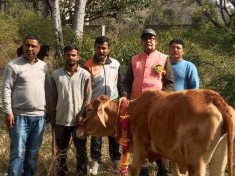 One day animal exhibition was organized in village Kota-Vavanu