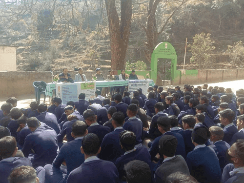 Students made aware by Gangolihat Police