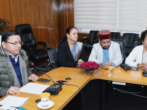 CM Dhami inaugurated 20 new police posts through virtual medium