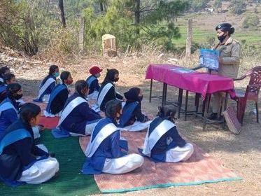 Awareness seminar organized by Women's Helpline Bageshwar with teachers and students