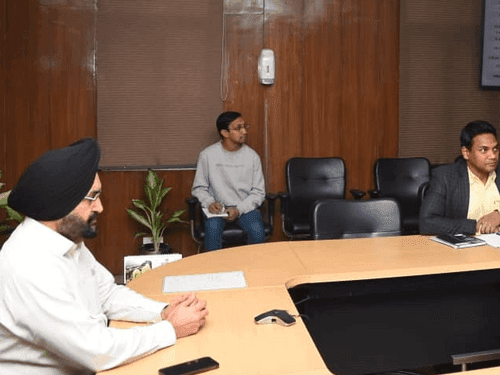 Chief Secretary Dr. S.S. Sandhu gave instructions to the officials
