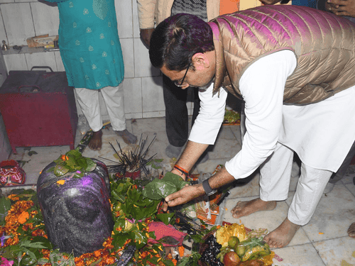 Animal Husbandry Minister Saurabh Bahuguna prayed for the prosperity of the state