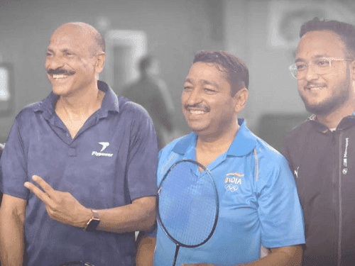 DGP becomes state champion in Badminton 55+ category