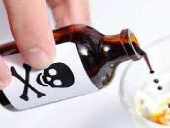 Poisonous substance eaten fraudulently as medicine