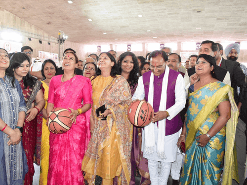 Sports Minister Rekha Arya inaugurated the basketball tournament competition