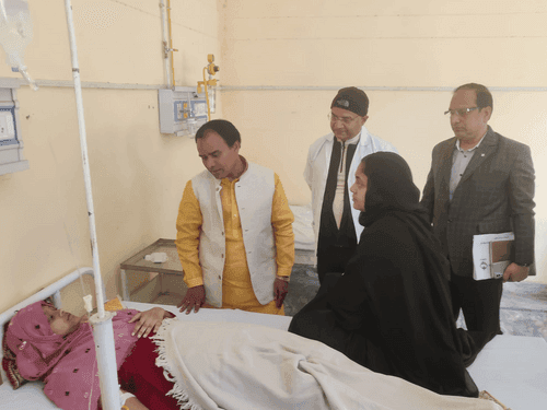 Health Minister Dr. Dhan Singh Rawat inspected Community Health Center Jaspur