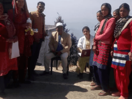 Mobile veterinary camp was organized in village Dunagiri