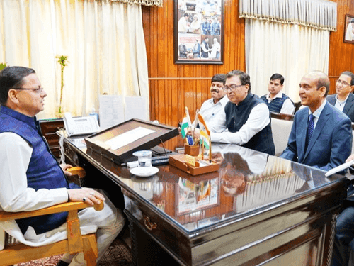 Indian Foreign Service officers met CM Dhami