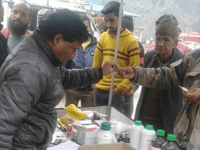 Veterinary camp was organized in village Kharsari, Naogaon