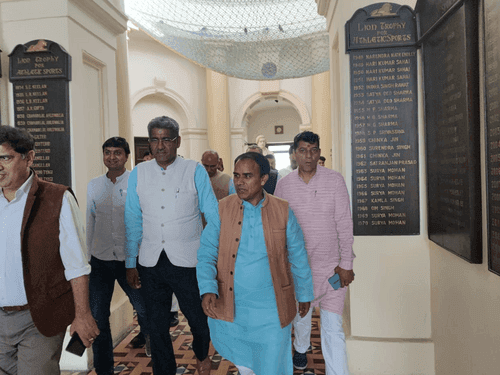 Minister Dr. Dhan Singh Rawat visited IIT Roorkee