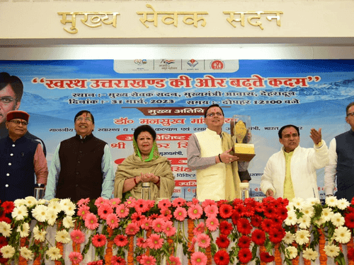 CM Dhami laid the foundation stone of four projects