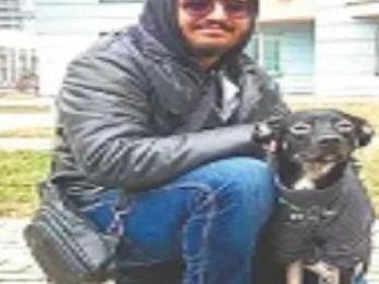Rishabh does not want to return leaving the dog