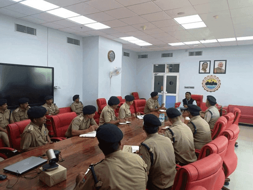 DGP Sir took cognizance of the situation of jam in the area