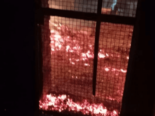 Fire Station Mayapur caught fire in time