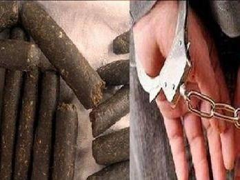 Student arrested while selling charas