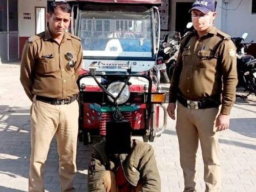 Jwalapur police recovered stolen e-rickshaw within 24 hours, accused arrested